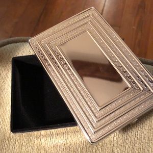 Brand new silver jewelry box